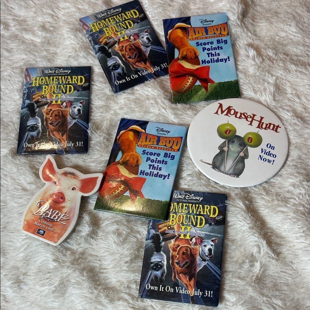 Vintage Walmart promo pins bundle